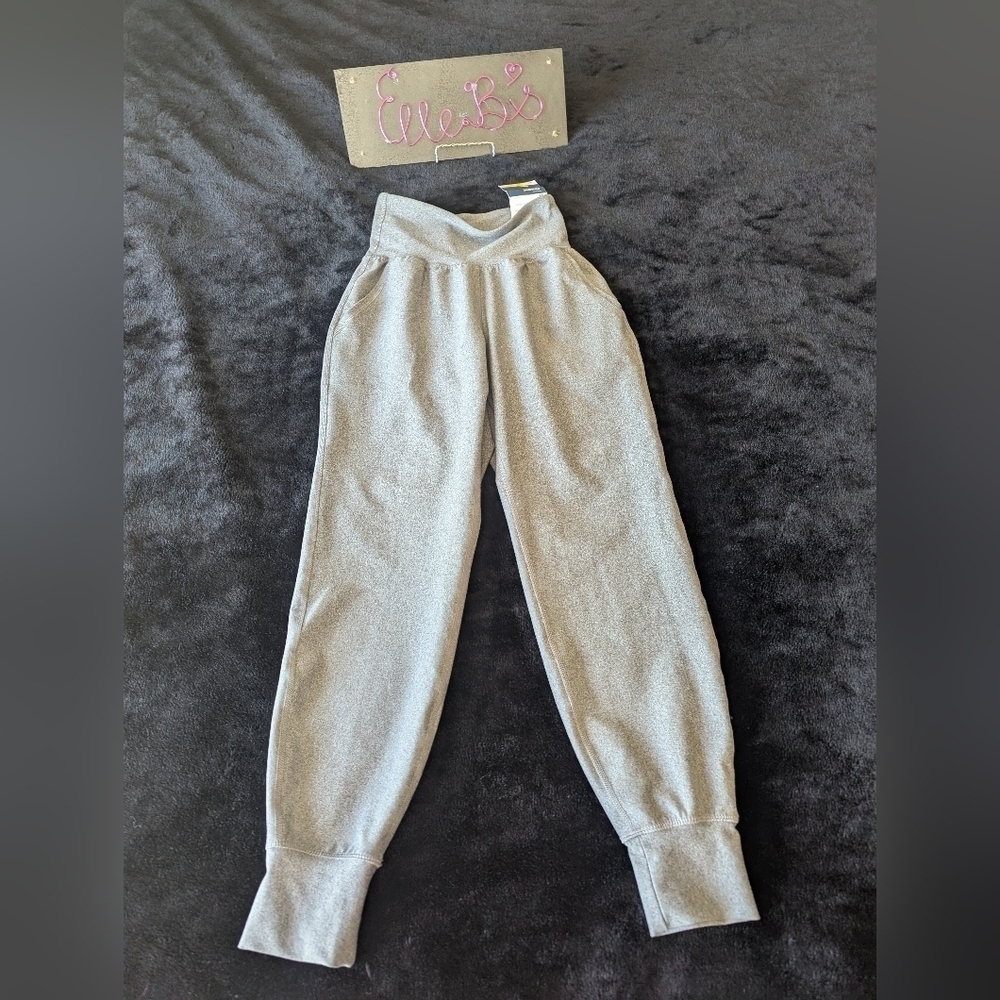 NWT Old Navy Gray High Rise Powersoft Ankle Joggers XS